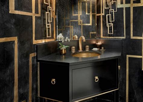 Going Bold 20 Contemporary Powder Rooms In 10 Spectacular Colors Decoist