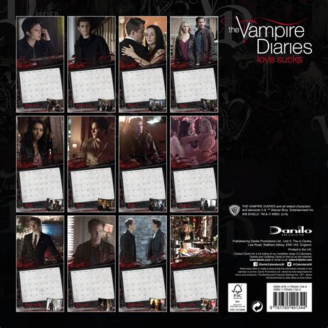 Vampire Diaries Calendriers 2017 Achetez Sur Europosters