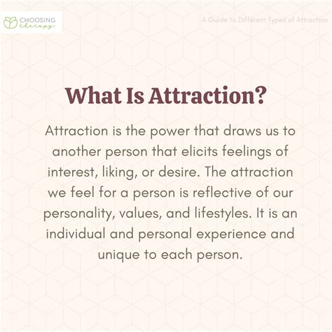 A Guide To 14 Types Of Attraction And What They Mean