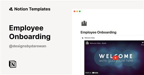 Employee Onboarding Template Notion Marketplace