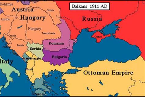 The First Balkan War 1912 1913 The Great War Austria Hungary