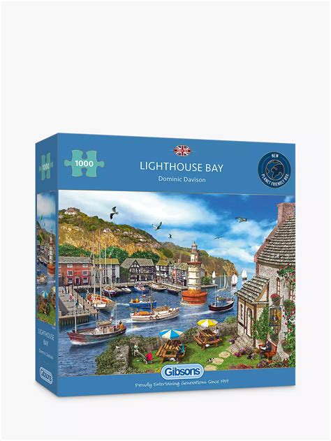 Gibsons Lighthouse Bay Jigsaw Puzzle 1000 Pieces At John Lewis And Partners