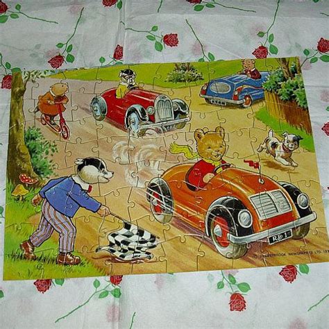 15% off with code februaryshop. Rupert Bear Vintage Jigsaw Puzzle TV by WelshGoatVintage ...