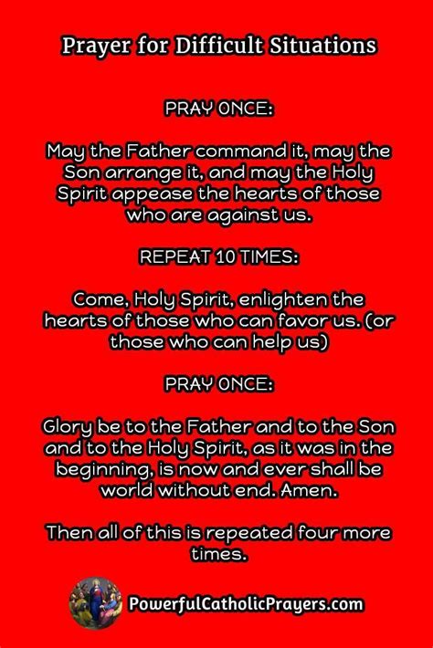 Holy Spirit Powerful Prayer For Difficult Situations And Challenges