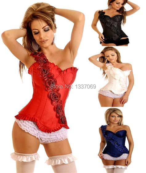 2015 New Sex Girls Photos Open With Belt Full Body Red Corsets For