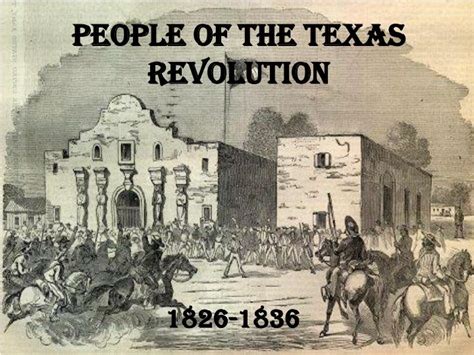 Ppt People Of The Texas Revolution Powerpoint Presentation Free