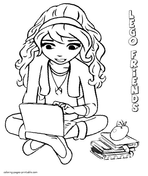 So keep doing that washing your hands thing. Lego Friends coloring pictures || COLORING-PAGES-PRINTABLE.COM