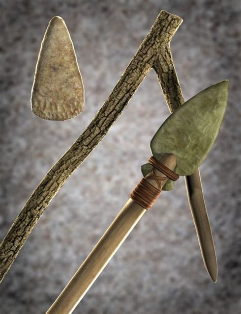 Stone Age Tools And Weapons Daz 3d