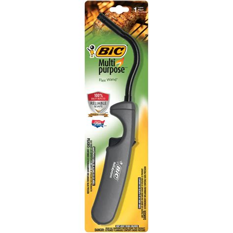 Bic Multi Purpose Lighter Flex Wand Edition 1 Count Colors May Vary