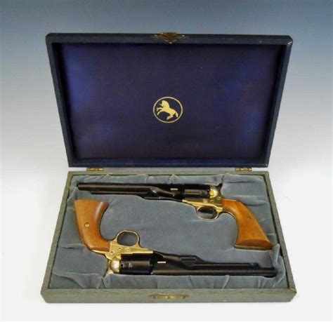 Pair Cased Civil War Commemorative Pistols Colt