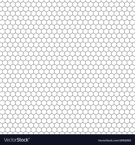 Hexagon Seamless Texture Hexagonal Grid Royalty Free Vector Seamless