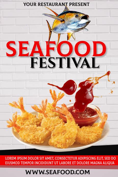 Seafood Template Postermywall