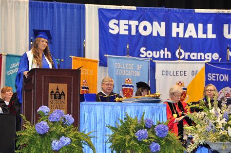 Commencement Seton Hall University Commencement May Seton