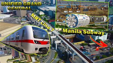 Metro Manila Subway Unified Grand Central Mrt 7 Build Build Build