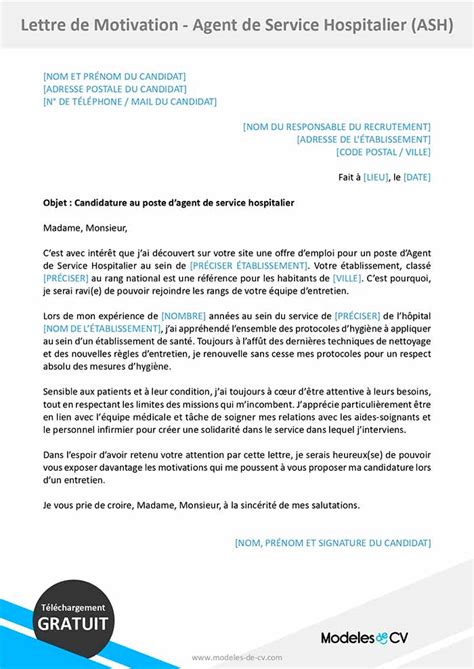 Exemple Lettre De Motivation Pour Une Maison Retraite  Ventana Blog