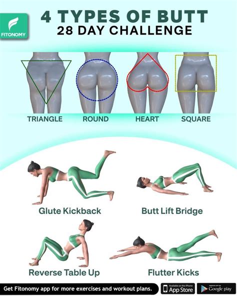 There Are Four Types Of Booty Sculpt Your Butt With These Six