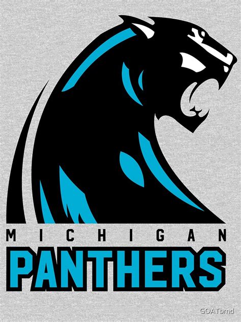 Michigan Panthers T Shirt By Goatbrnd Redbubble Football T Shirts