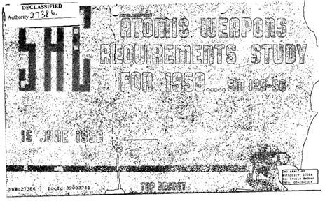 Top Secret Document Shows Cold War Us Nuke Targets