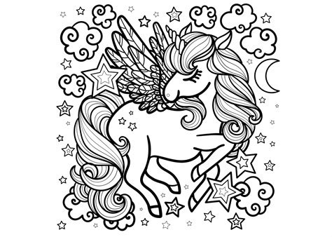 1279 x 913 png pixel. Kleurplaat eenhoorn of Unicorn kleurplaat - Tijd met Kinderen