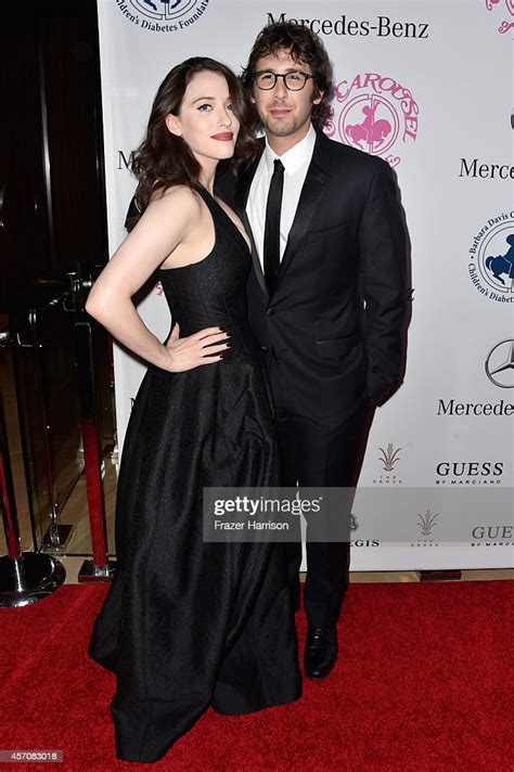 Actress Kat Dennings And Recording Artist Josh Groban Attend The News Photo Getty Images