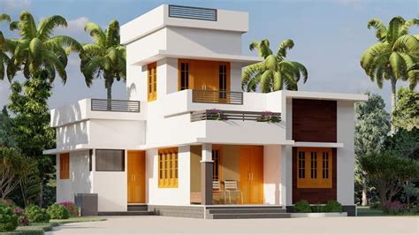800 Sq Ft 2bhk Modern Flat Roof Single Storey House And Free Plan Home Pictures