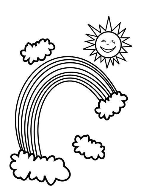 Pictures Of Rainbows And Unicorns - Coloring Home