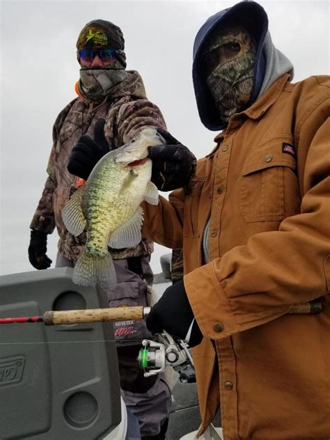 Winter Wonderland Cold Weather Brings On Good Crappie Fishing In East
