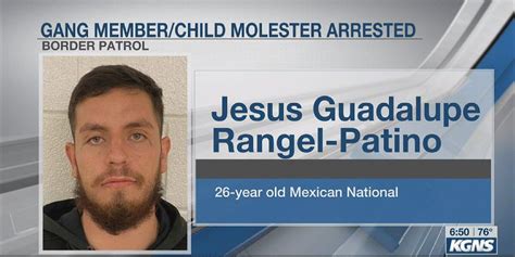 gang member and convicted sex offender arrested by border patrol