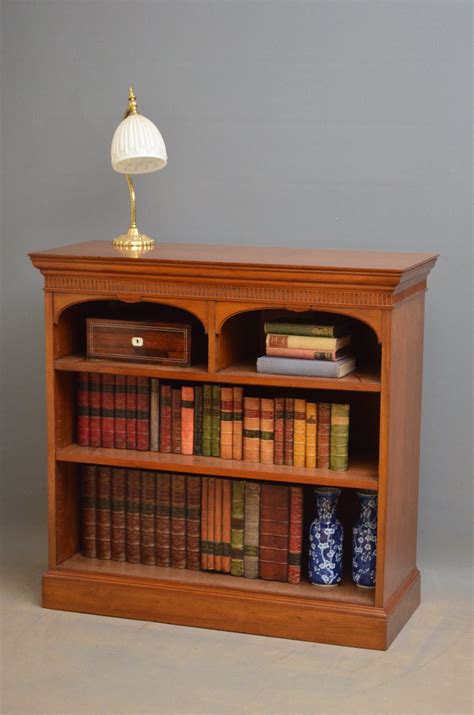 A Victorian Solid Walnut Open Bookcase Antiques Atlas