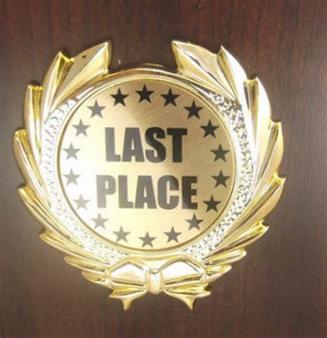 Last Place Plaque Celebrate Honor Reward Humorous Winner Etsy