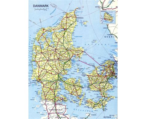 Danemark Map Detailed Clear Large Road Map Of Denmark Ezilon Maps