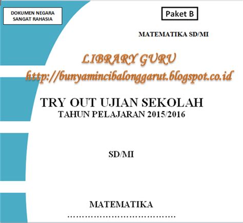 Kemampuan tumbuhan dan binatang dalam mengikuti keadaan dengan lingkungannya disebut …. Soal Try Out Matematika Kelas 6 Dan Kunci Jawaban 2016 ...