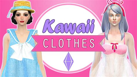 The Sims 4 Cc Finds 5 Kawaii Clothes