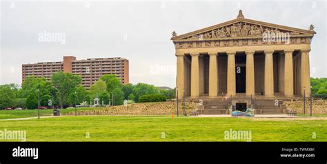 Full Scale Replica Of Parthenon In Centennial Park Nashville Tennessee