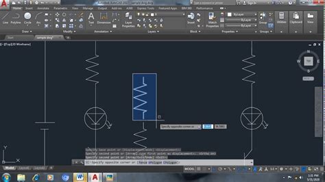 Simple Electrical Drawing In Autocad Youtube