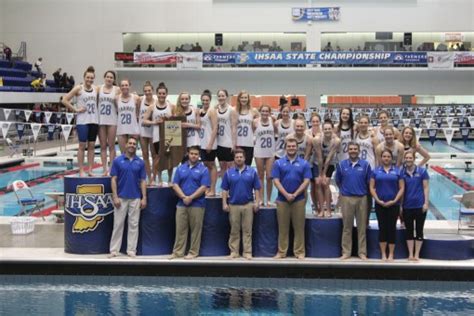 Carmel High School Girls Swimming And Diving Team Win Their 28th
