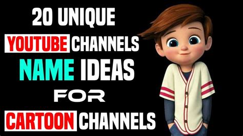 Cartoon Channel Name Ideas Unique Name For Cartoon Youtube Channels