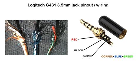 Logitech G431 35mm Jack Wiring Logitech