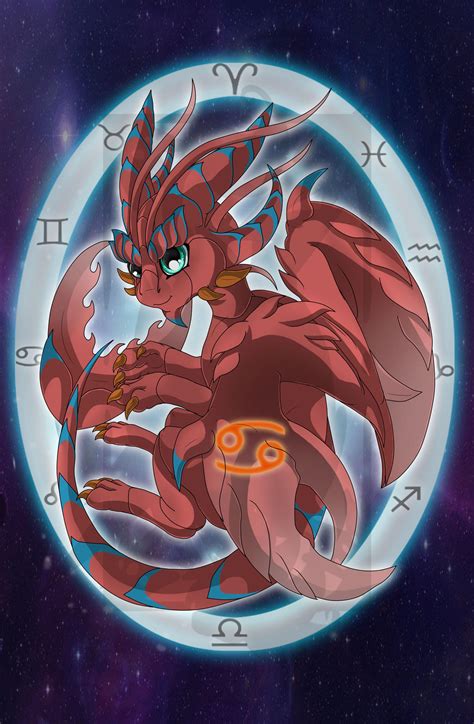 Dragon Zodiac Sign Of Cancer By Anais Thunder Pen On Deviantart