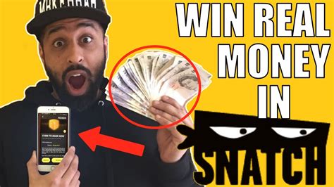 While these game apps won't be earning you enough to quit your day job, they can be a nice way to take a break and earn some extra cash. SNATCH APP - WIN MONEY AND PRIZES! WITH SMARTPHONE GAME ...