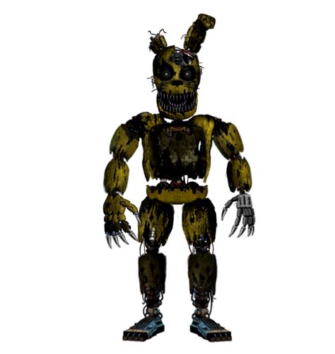 Nightmare Springtrap Remake By Dumbthotticus2468 On Deviantart