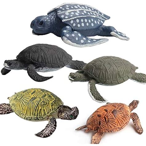 Sea Turtle Toy Figures 10 Packs Set Realistic Design Amazing Detail