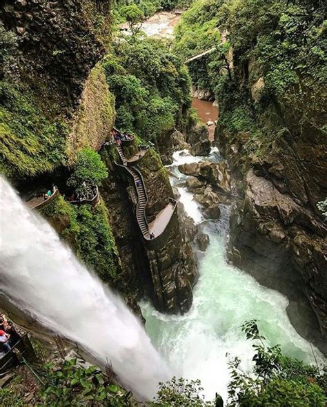 Cascada El Pailon Del Diablo Ecuador Pailon Del Diablo Paisajes