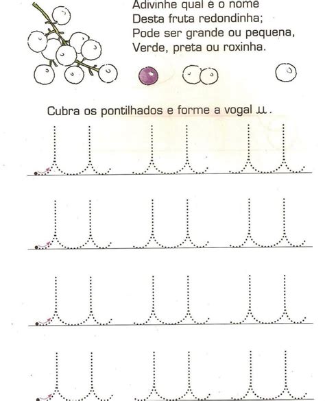 24 Atividades Com Vogais Pontilhadas Para Imprimir Online Cursos