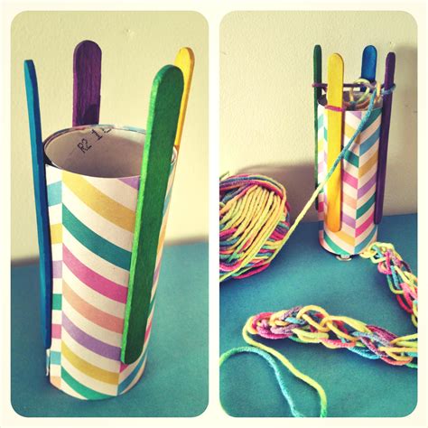 Diy spool knit knotted coasters tutorial from my poppet. @PeekyMe created this fun french knitting spool, so easy ...