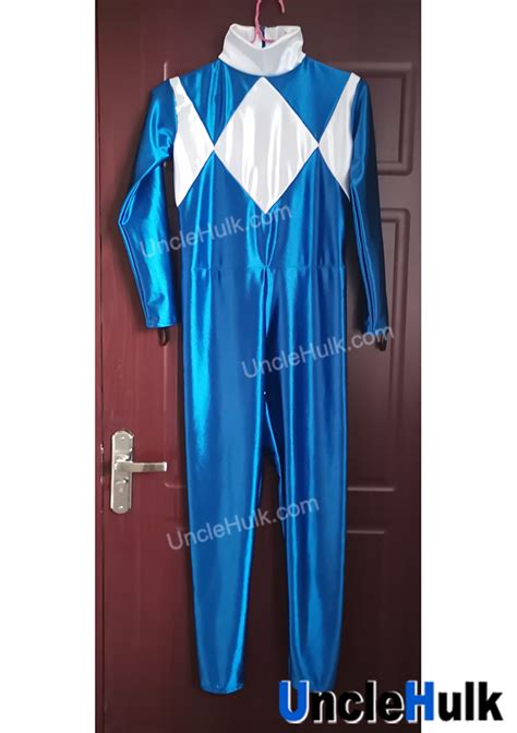 Kyoryu Sentai Zyuranger Blue Ranger Cosplay Costume UncleHulk