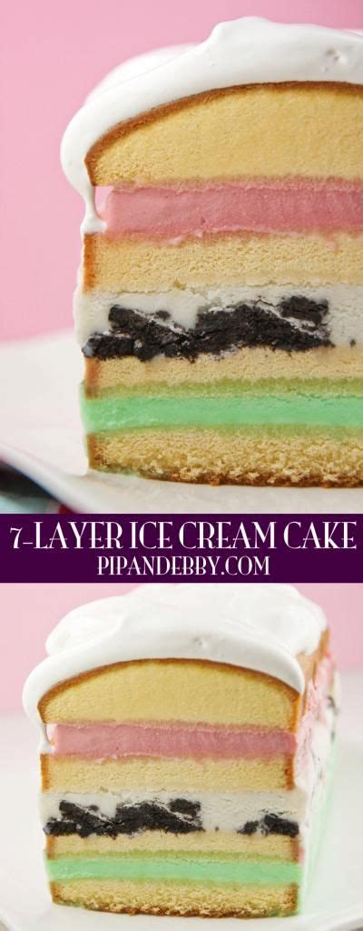 7 Layer Ice Cream Cake Recipes Learn It Pip And Ebby Ice Cream