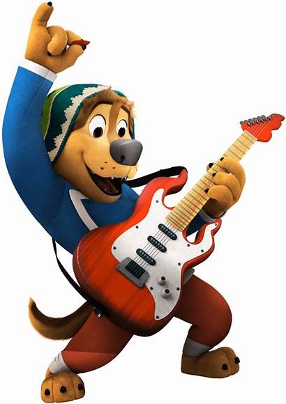 Dog Rock Bodi Guitar Playing Clipart Darma