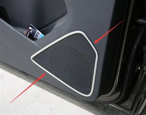 Car Styling Speaker Tweeter Audio Ring Stainless Steel Decorative