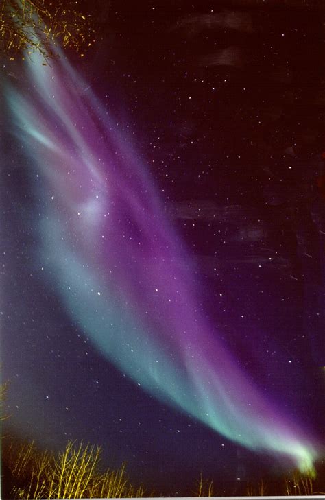 Passionate Purple Aurora Borealis Alaska Aurora Borealis Northern